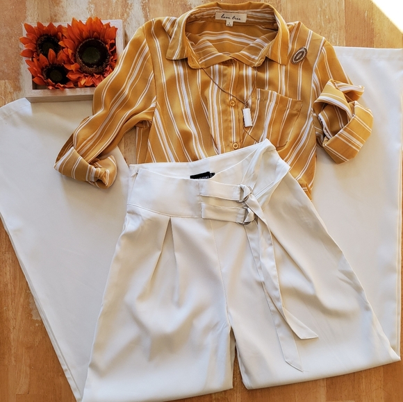 High-waisted Wideleg Tall Trousers - Picture 7 of 9